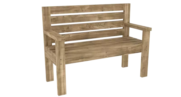 How to Build a Simple 2x4 Outdoor Bench